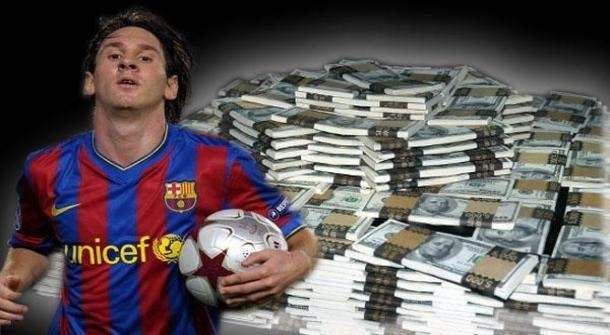 Месси заработал за год 65 миллионов евро и обошел Роналду