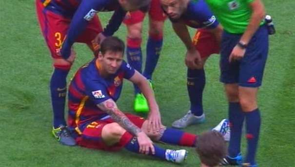 "Барселона": Месси травмировал колено