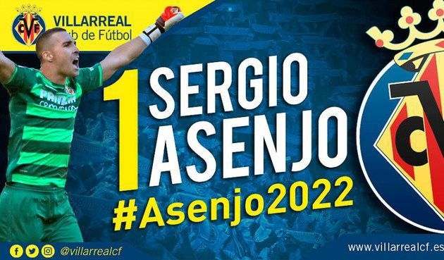Асенхо продлил контракт с Вильярреалом до 2022 года