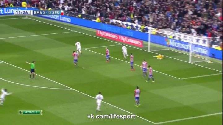Чемпіонат Іспанії Реал Мадрид - Спортінг (Огляд матчу)