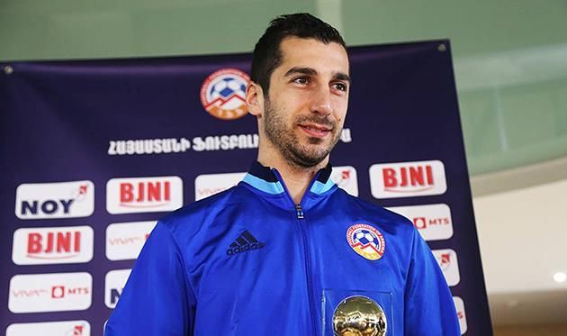 Мхітарян став футболістом року у Вірменії всьоме поспіль