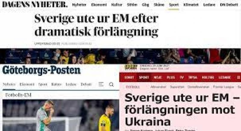 М'яч наполегливо не хотів залітати у ворота України, - шведські ЗМІ про матч з Україною.