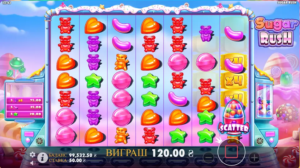 sugar rush gameplay